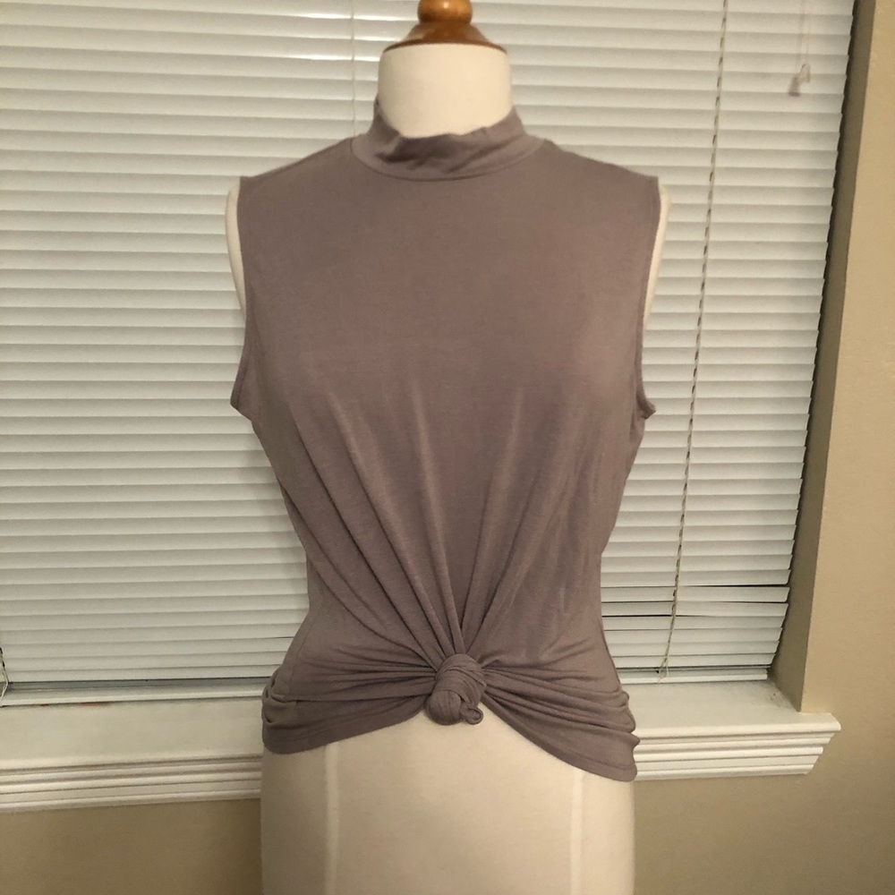 Athleta Grey Tank Top Modal Sz L